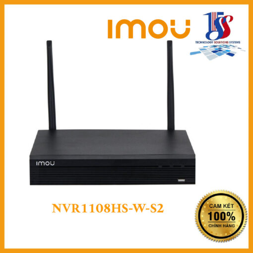 Đầu ghi imou wifi 8CH NVR1108HS-W-S2 là dòng đầu ghi imou hỗ trợ thu phát wifi nội bộ, tích hợp lắp kèm trong hệ thống camera wifi imou