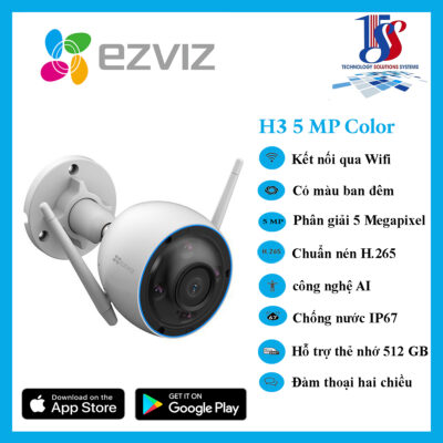 Camera EZVIZ ngoài trời H3 5MP