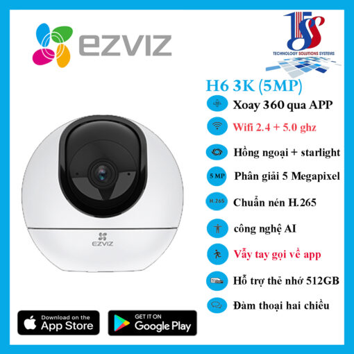 Camera wifi Ezviz H6 3K starlight