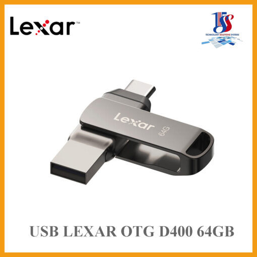 USB LEXAR 64GB JUMPDRIVE D400 OTG