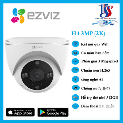 Camera wifi EZVIZ H4 3K