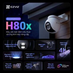 Camera EZVIZ H80x 8MP 4K