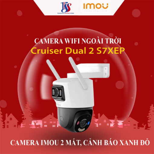 Camera IMOU hai mắt S7XEP 10MP