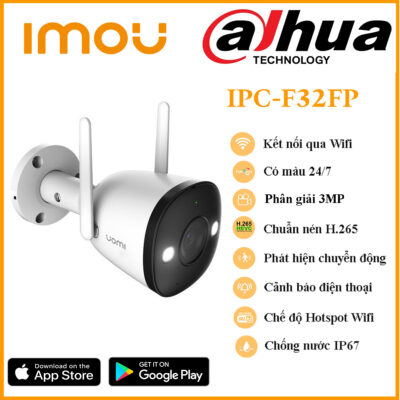 camera imou ngoài trời F32FP 3MP